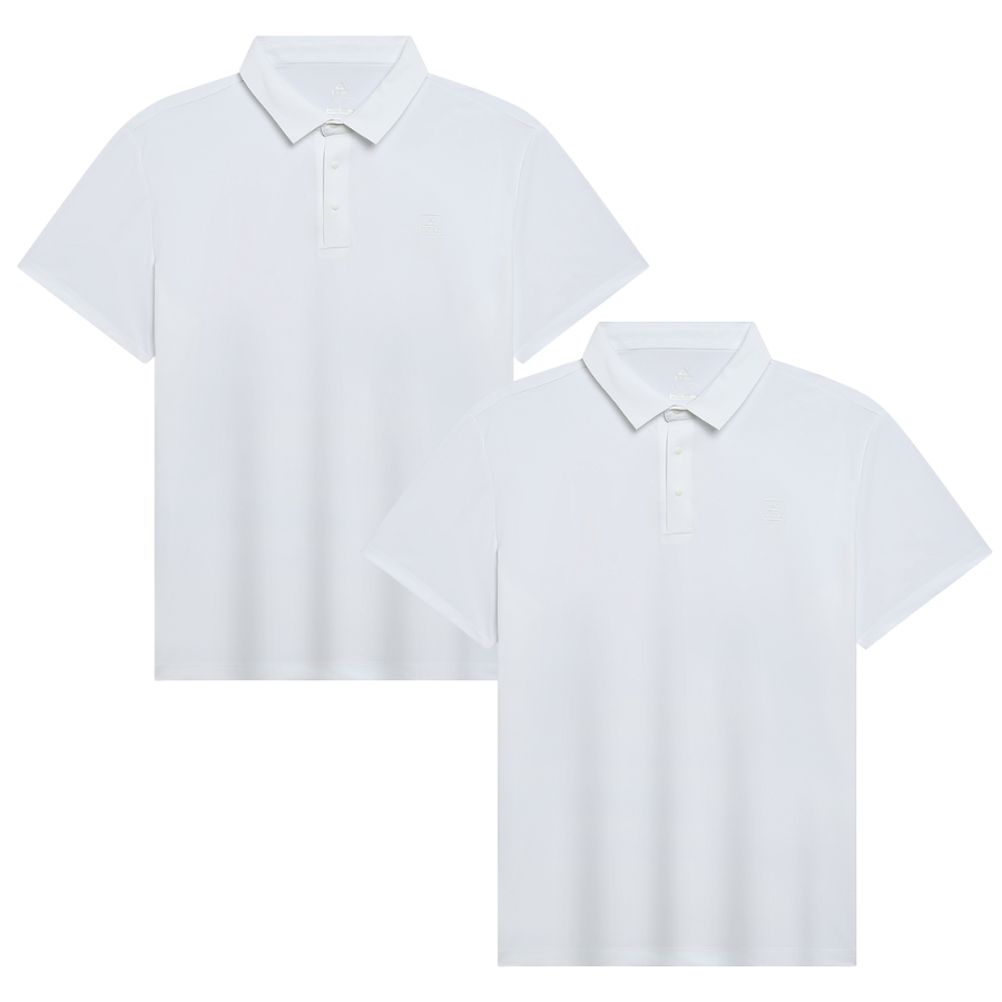 HN2 - Áo thun polo nam trơn cổ viền nổi 1561 0
